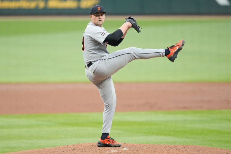 Tigers’ Skubal playing catch a week after elbow surgery